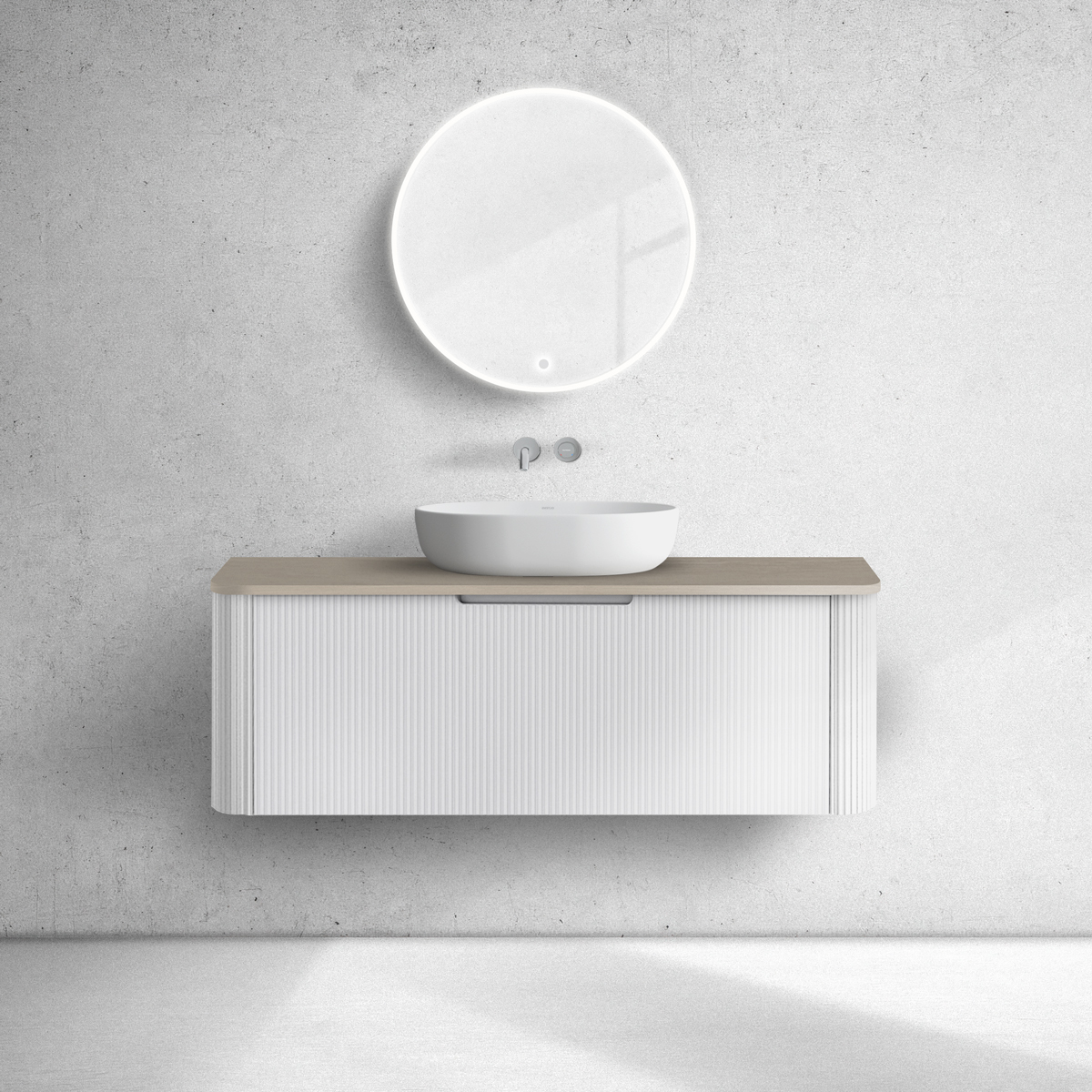 Set Kabinett Oltens Hamnes 60025000, Naphtha-Arbeitsplatte Oltens Hamnes 63015060