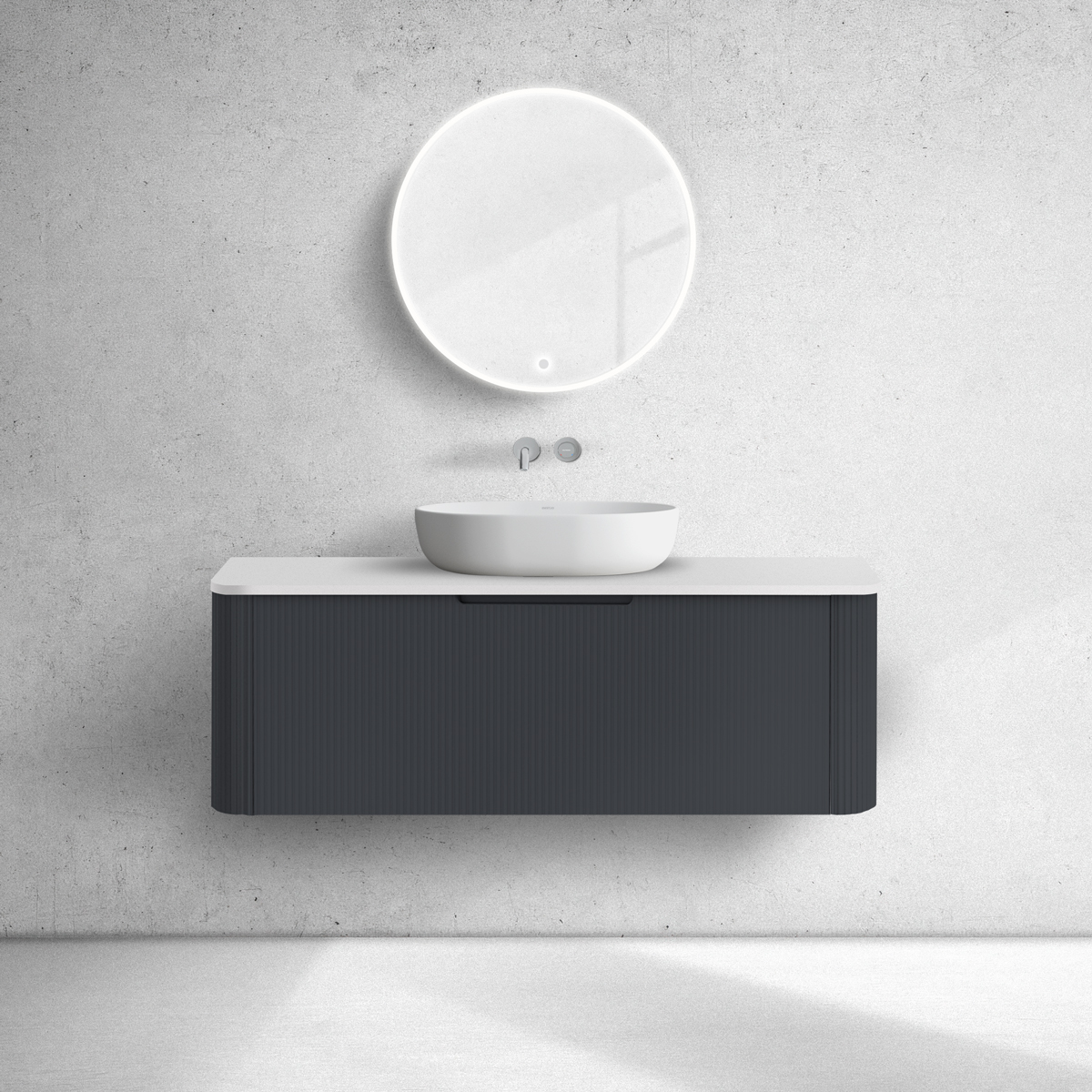 Set Kabinett Oltens Hamnes 60025300, Naphtha-Arbeitsplatte Oltens Hamnes 63015000