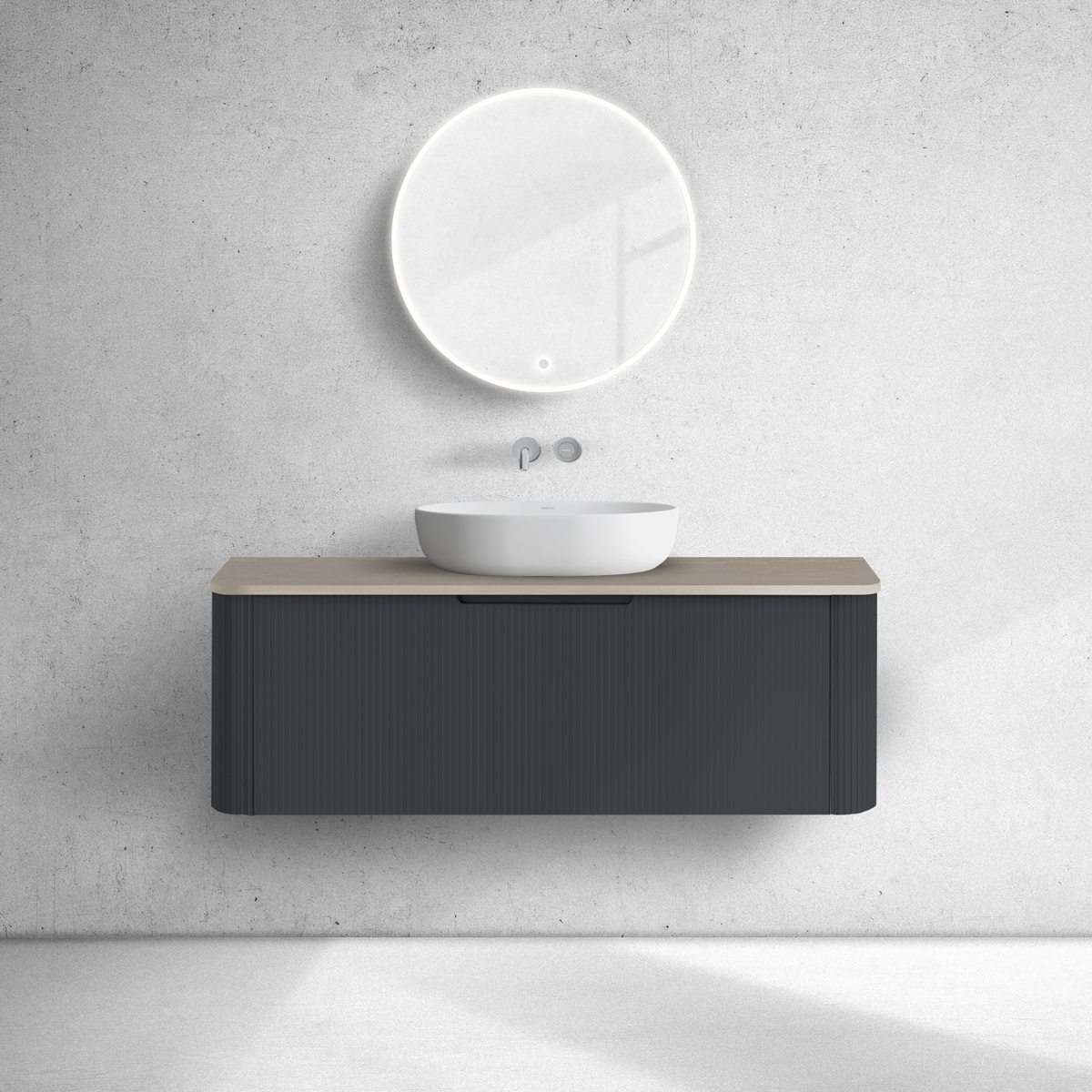 Set Kabinett Oltens Hamnes 60025300, Naphtha-Arbeitsplatte Oltens Hamnes 63015060