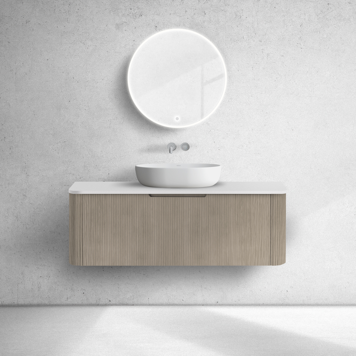 Set Kabinett Oltens Hamnes 60025060, Naphtha-Arbeitsplatte Oltens Hamnes 63015000