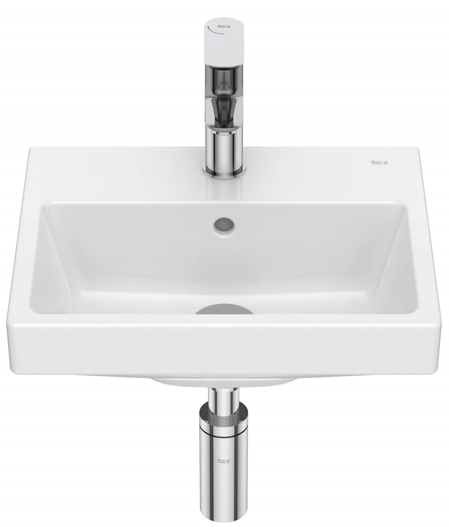 Roca Gap Waschbecken 40x32 cm rechteckig Klassisch weiß A3270YX000