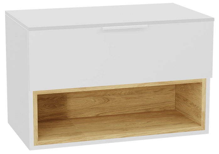 Set Schrankkorpus Excellent Tuto 2.0 MLEX.2171.800.WHBL, Naphtha-Arbeitsplatte Excellent Tuto 2.0 MLEX.2111.800.WH, MLEX.2151.800.02.WH