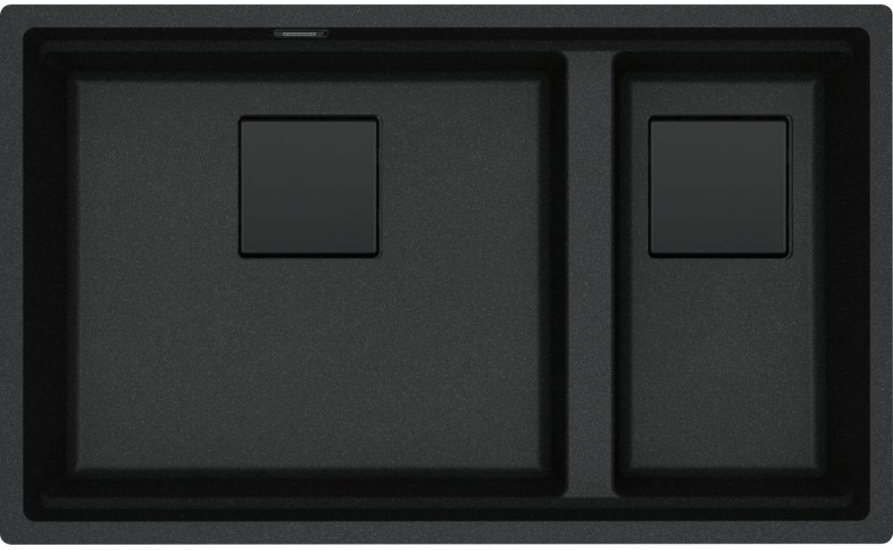 Franke Kanon granitspüle 76x46 cm grau/graphit/onyx 125.0740.836