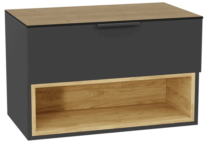 Set Schrankkorpus Excellent Tuto 2.0 MLEX.2171.800.GRBL, Naphtha-Arbeitsplatte Excellent Tuto 2.0 MLEX.2116.800.BL, MLEX.2151.800.02.GR