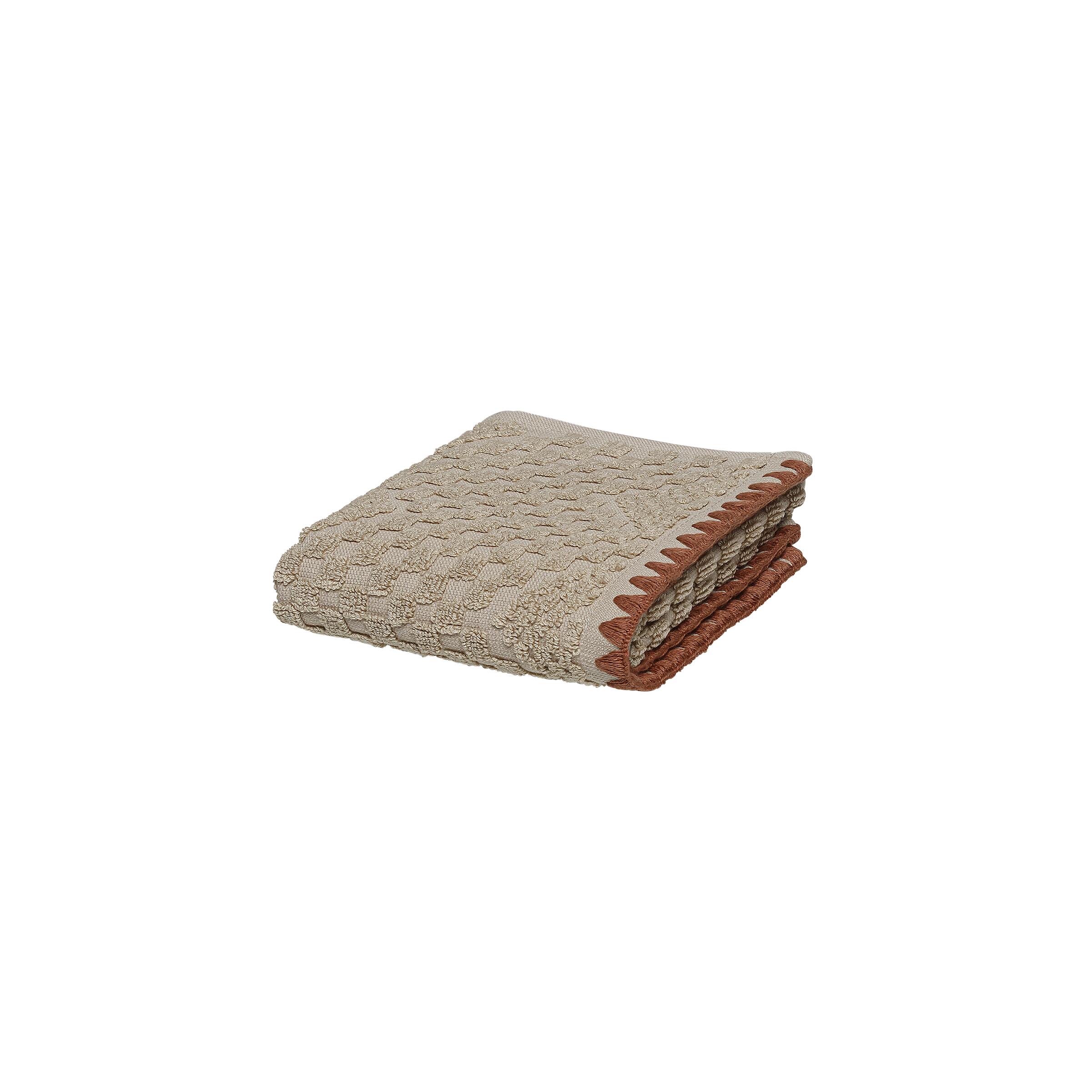 Sealskin Luna Handtuch 50x30 cm Baumwolle beige 800826