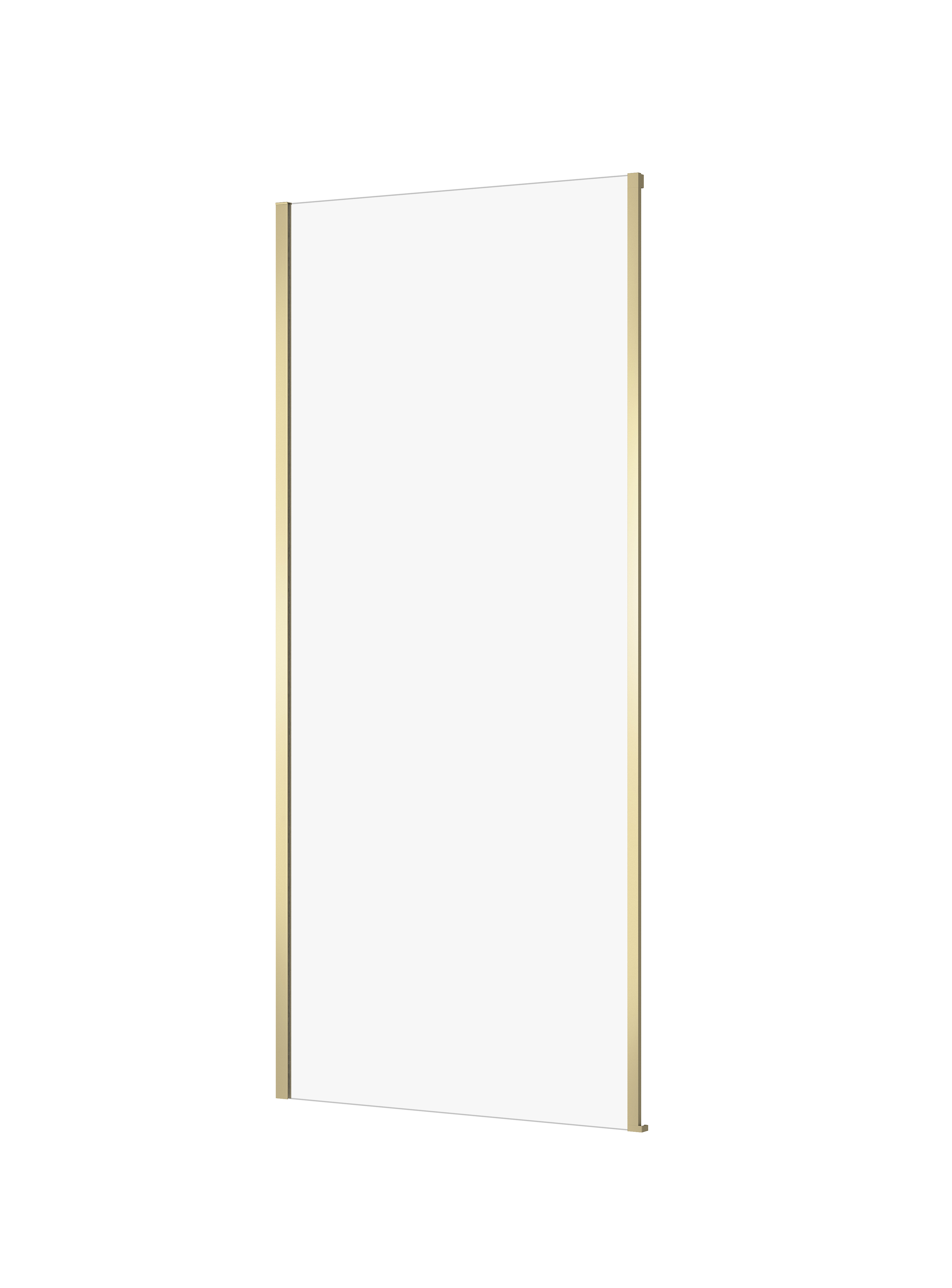 Cersanit Larga Duschwand 80 cm gold Matte/durchsichtiges Glas S164-069
