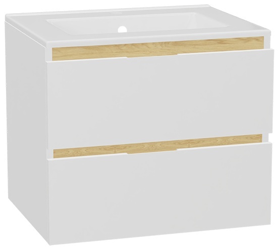 Set Schrankkorpus Excellent Tuto 2.0 MLEX.2172.600.WHBL, Waschbecken Excellent As CEEX.3617.600.WH, MLEX.2151.600.01.WH