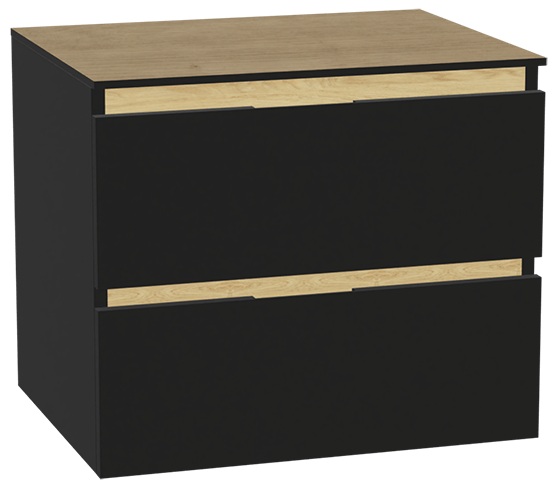 Set Schrankkorpus Excellent Tuto 2.0 MLEX.2172.600.BKBL, Naphtha-Arbeitsplatte Excellent Tuto 2.0 MLEX.2116.600.BL, MLEX.2151.600.01.BK