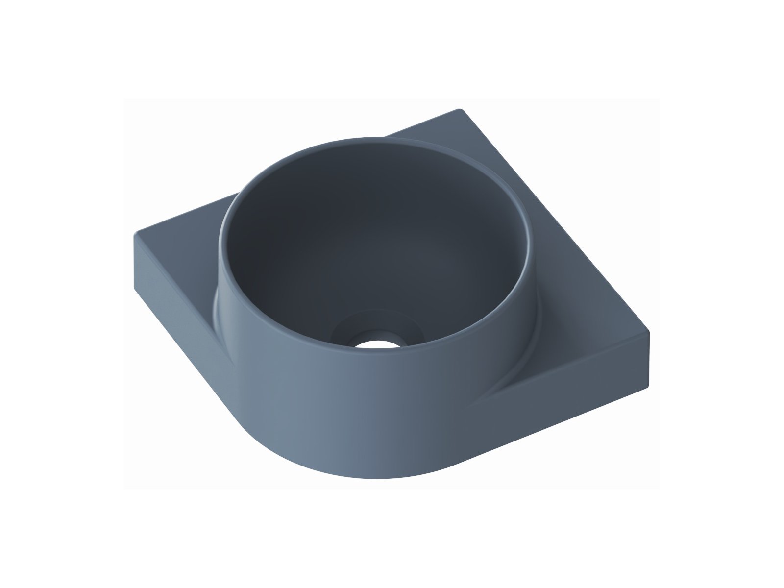 Ravak Yard Waschbecken 28x28 cm halbrund Klassisch-Möbel XJX07228000