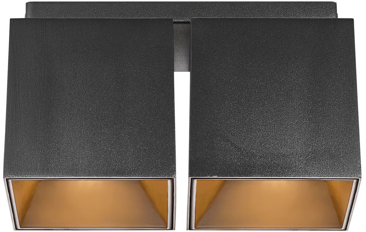 Nordlux Ethan Deckenlampe 2x50 W schwarz 2110410103