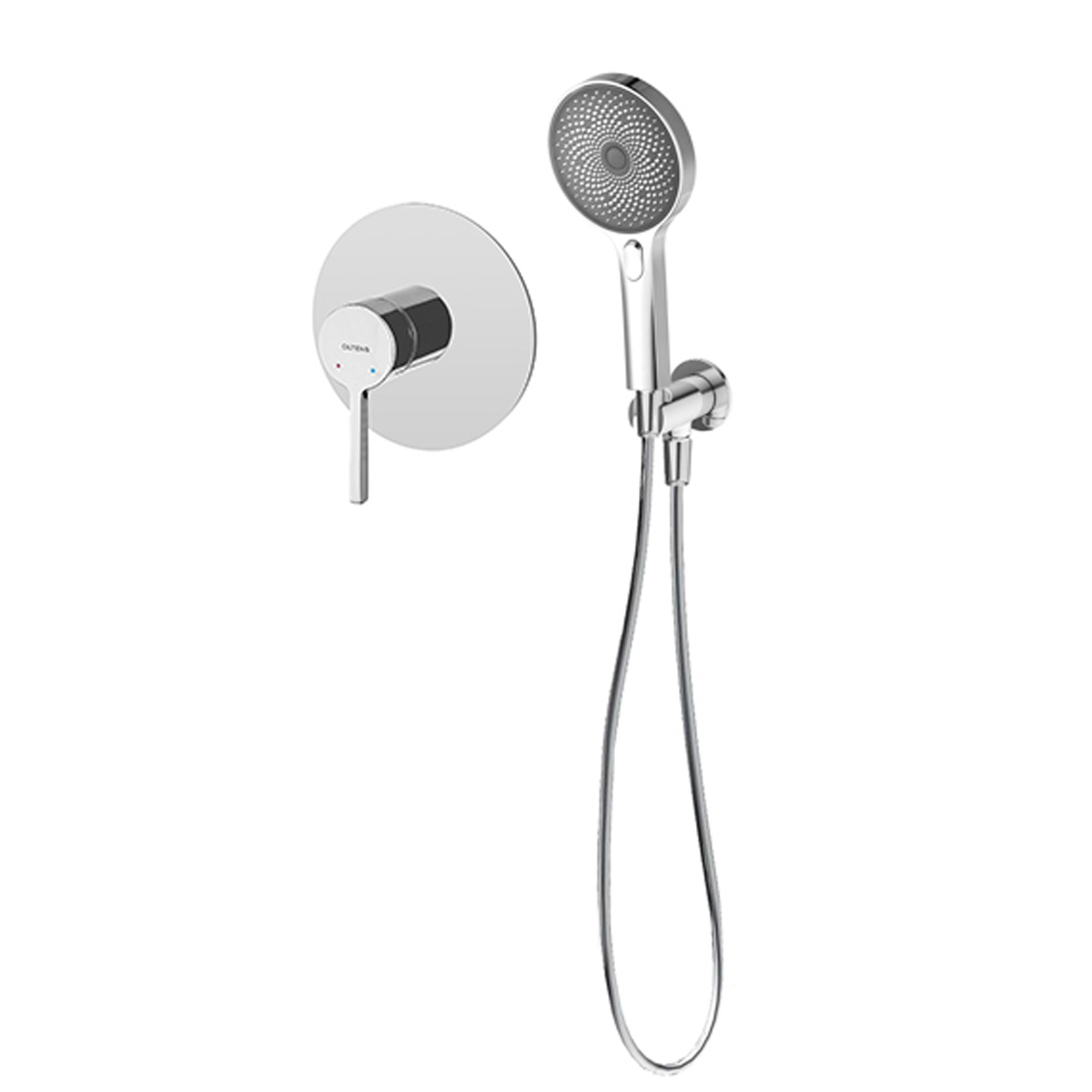 Set Duschbatterie Oltens Rann 33107100, Handbrause Oltens Havis EasyClick 37107100, 39304100, 37200100