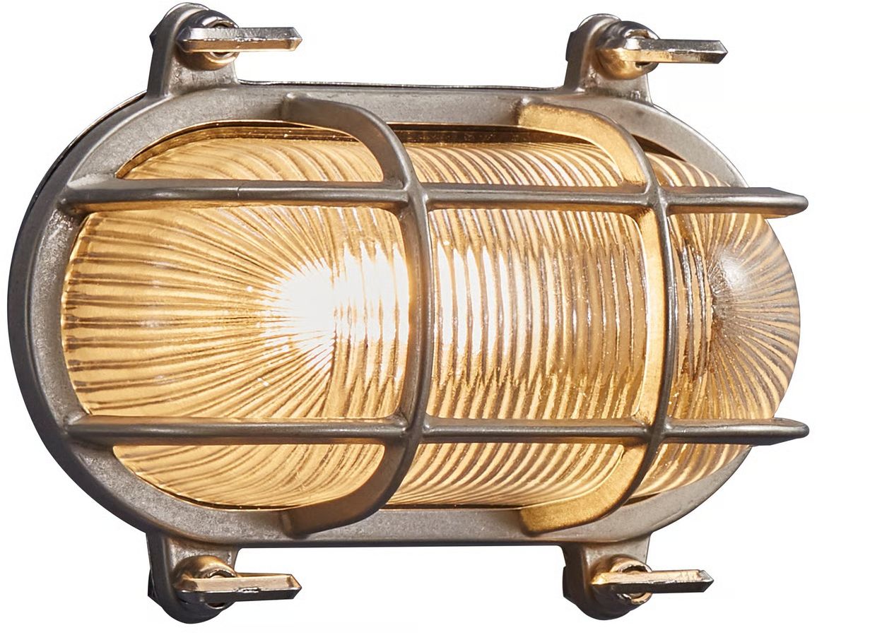 Nordlux Helford Außenwandleuchte 1x12.5 W nickel 49031055