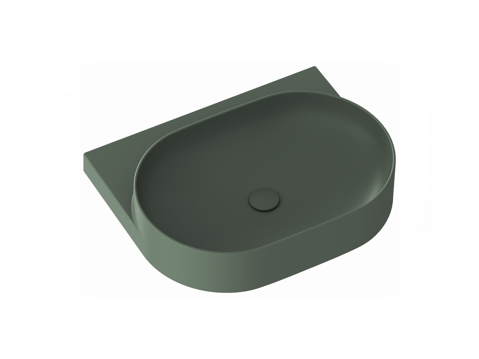 Ravak Yard Waschbecken 60.5x50 cm halbrund Klassisch XJX08060000