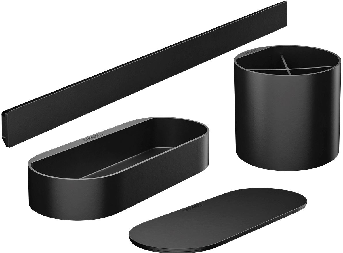 Hansgrohe WallStoris Zubehörset schwarz 27968670