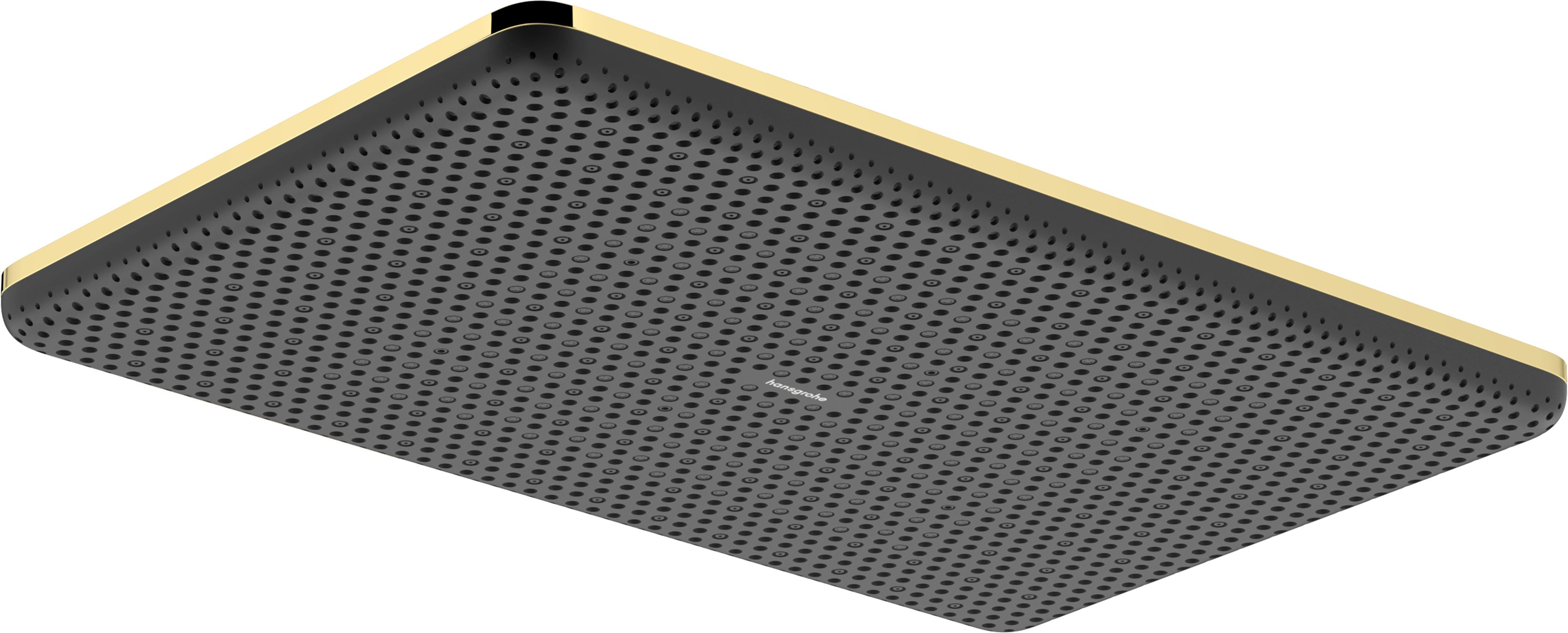 Hansgrohe Raindance Alive Q Kopfbrause 34.3x21.4 cm rechteckig schwarz-gold 24531990