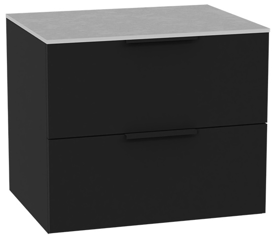 Set Schrankkorpus Excellent Tuto 2.0 MLEX.2172.600.BKBL, Naphtha-Arbeitsplatte Excellent Tuto 2.0 MLEX.2116.600.SJ, MLEX.2151.600.02.BK