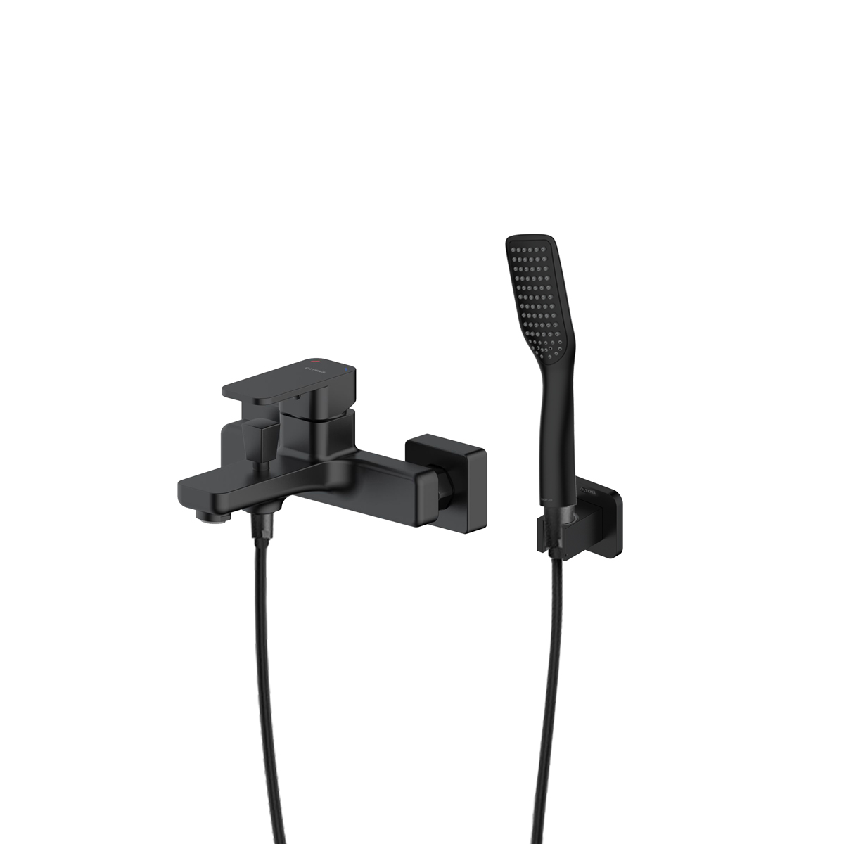 Set Badewannen- und Duscharmatur Oltens Hadsel 34006300, Duschhalter Oltens Hald 37403300, 37200300, 37111300