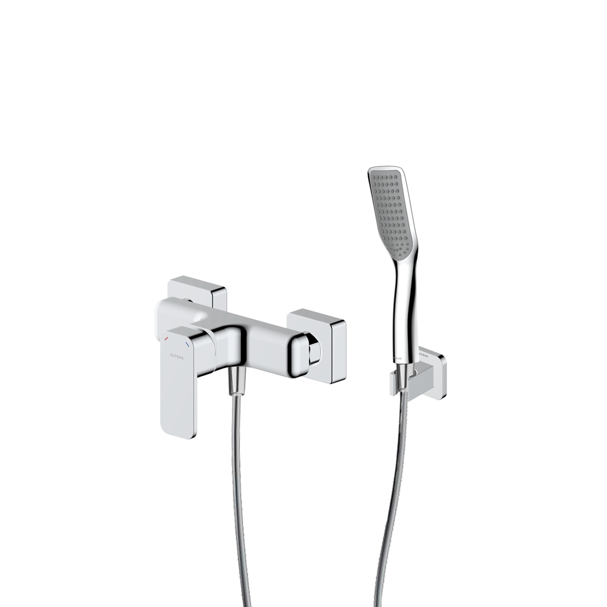 Set Duschbatterie Oltens Hadsel 33006100, Duschhalter Oltens Hald 37403100, 37200100, 37111100