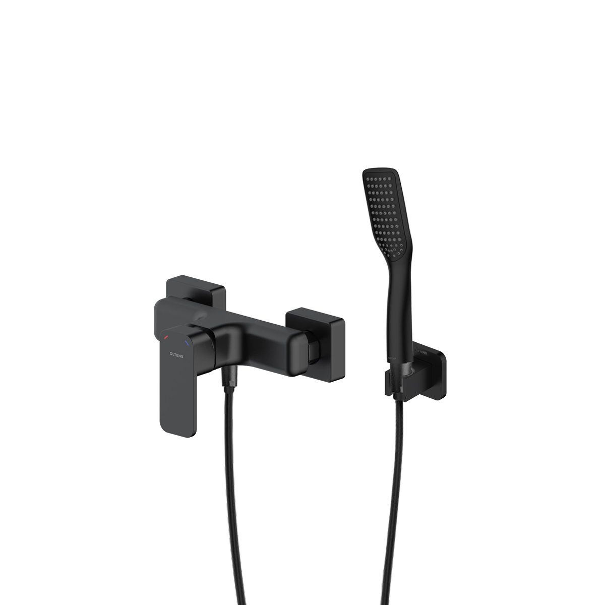 Set Duschbatterie Oltens Hadsel 33006300, Duschhalter Oltens Hald 37403300, 37200300, 37111300