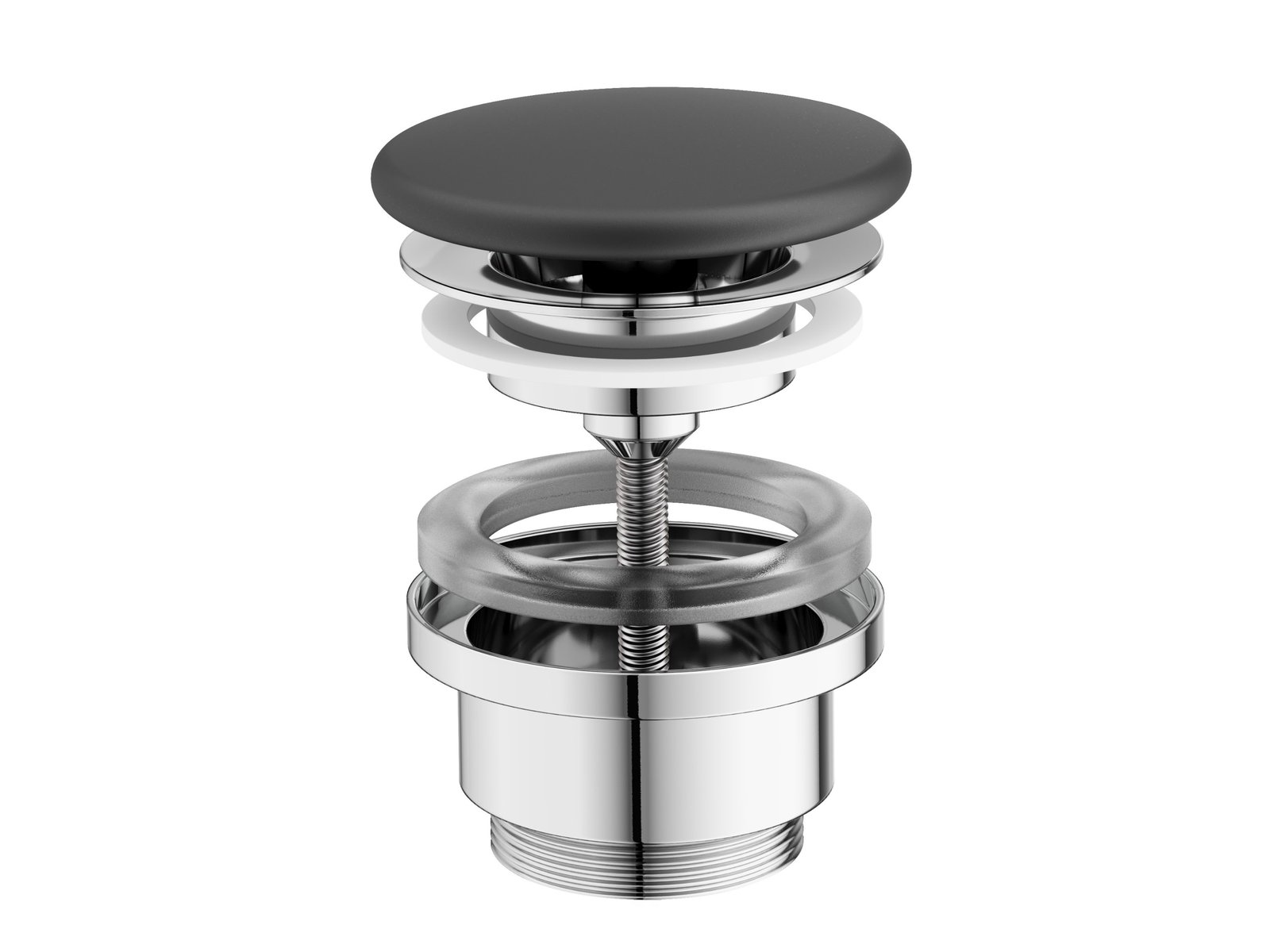 Ravak Flat Waschbeckenstöpsel schwarz X01921