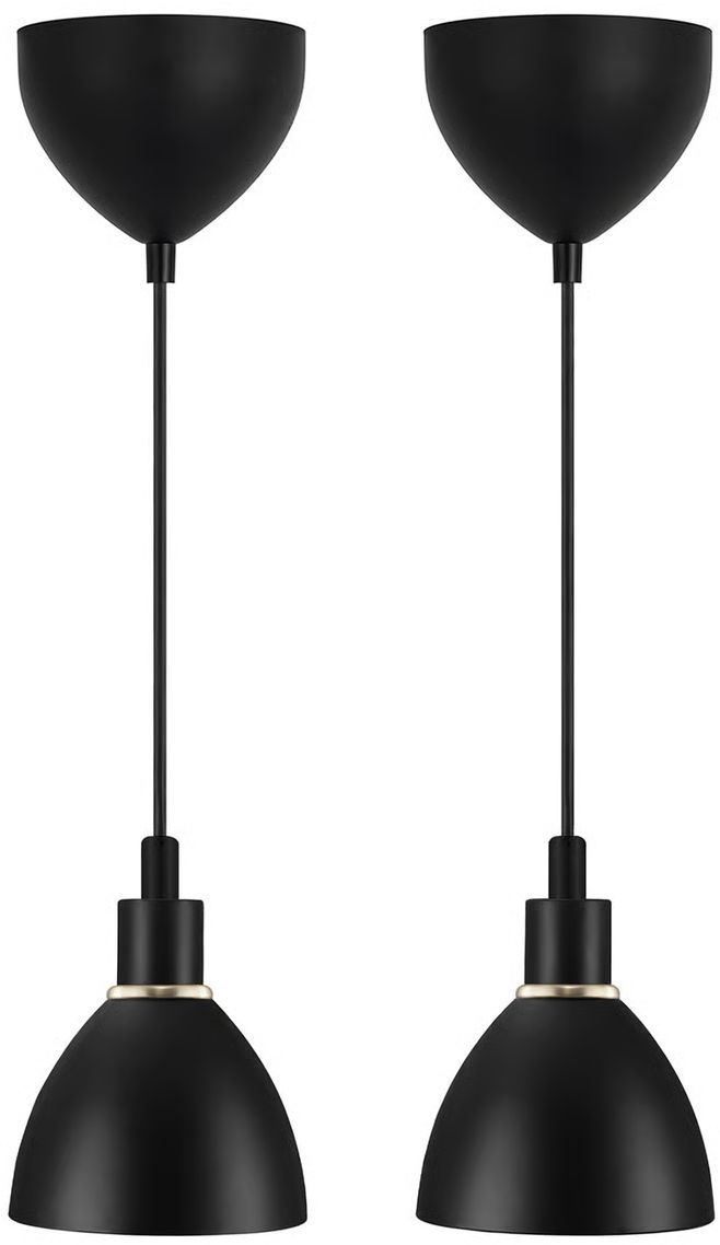 Nordlux Ray Pendelleuchte 2x40 W schwarz 63233003