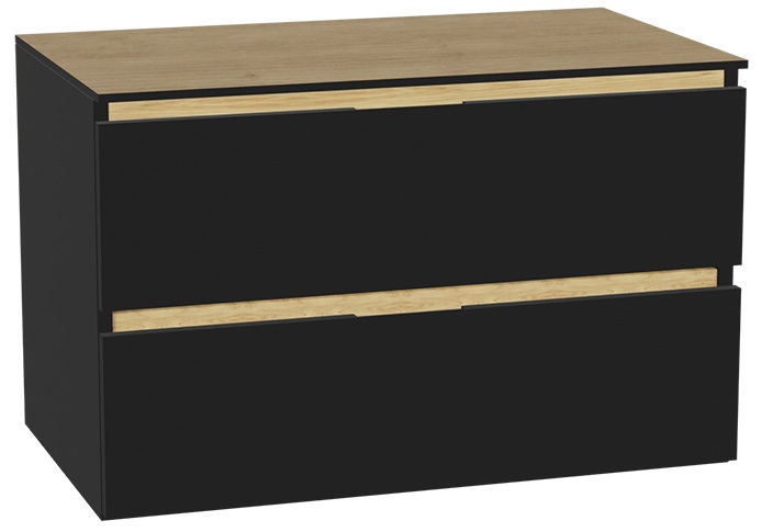 Set Schrankkorpus Excellent Tuto 2.0 MLEX.2172.800.BKBL, Naphtha-Arbeitsplatte Excellent Tuto 2.0 MLEX.2116.800.BL, MLEX.2151.800.01.BK