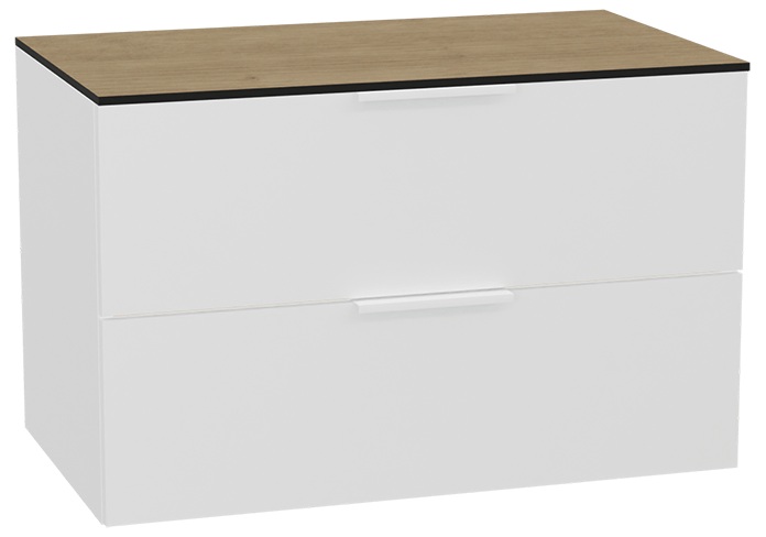 Set Schrankkorpus Excellent Tuto 2.0 MLEX.2172.800.WHBL, Naphtha-Arbeitsplatte Excellent Tuto 2.0 MLEX.2116.800.BL, MLEX.2151.800.02.WH