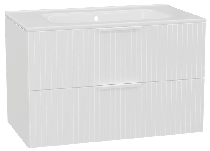 Set Schrankkorpus Excellent Tuto 2.0 MLEX.2172.800.WHBL, Waschbecken Excellent Pik CEEX.6517.800.WH, MLEX.2151.800.03.WH