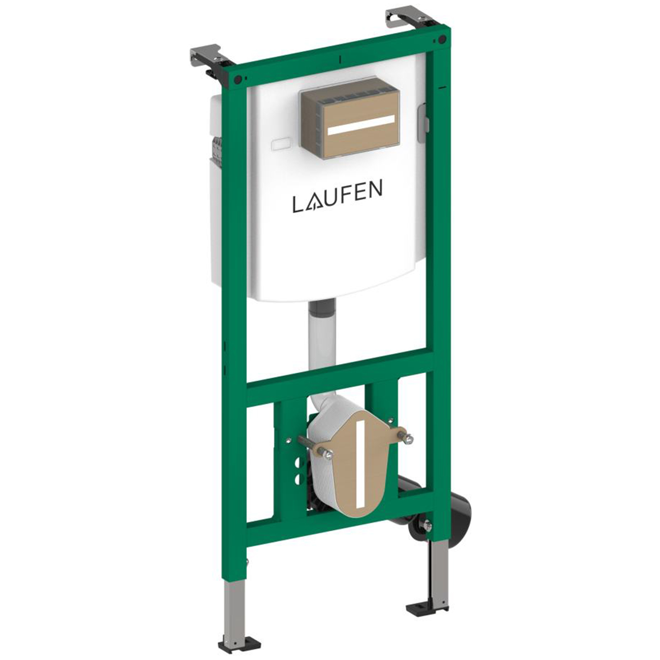 Laufen Ineo Unterputzrahmen in der hängenden Schüssel H9201140000001