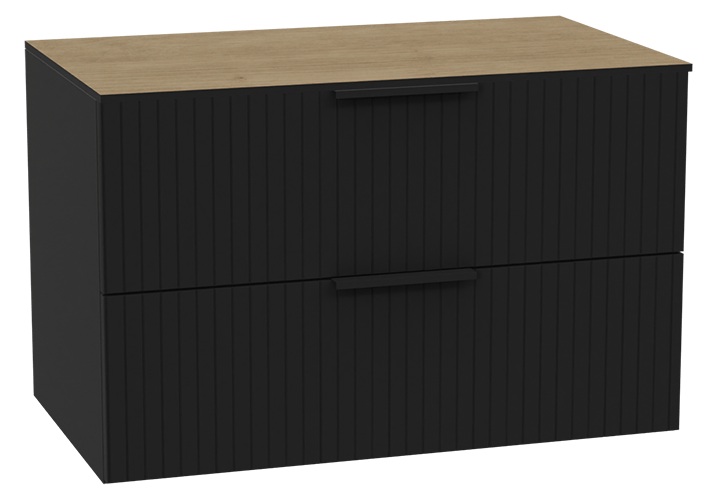 Set Schrankkorpus Excellent Tuto 2.0 MLEX.2172.800.BKBL, Naphtha-Arbeitsplatte Excellent Tuto 2.0 MLEX.2116.800.BL, MLEX.2151.800.03.BK