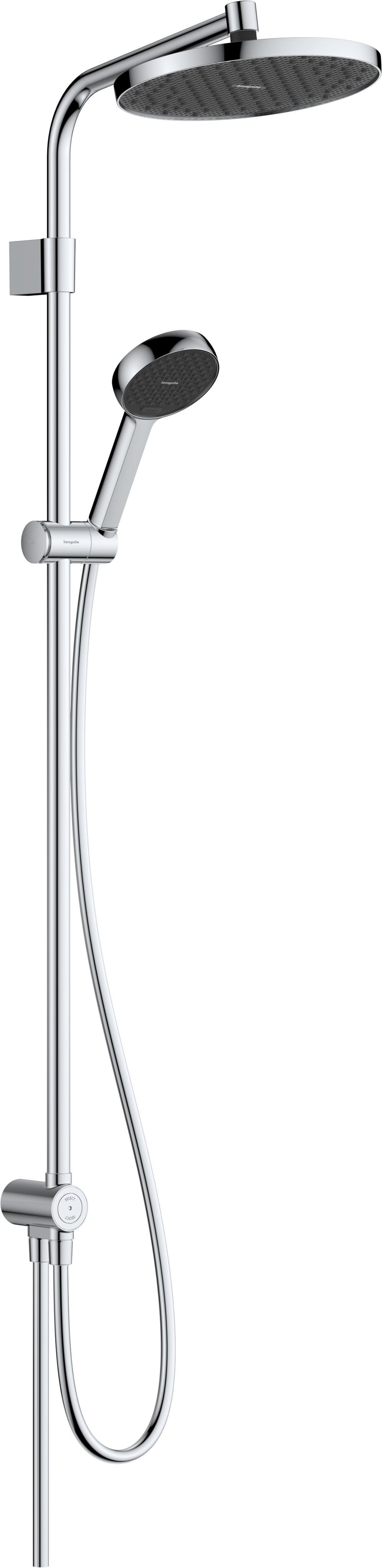 Hansgrohe Activera S Duschset Wandmontage mit Regenbrause chrom 28074000