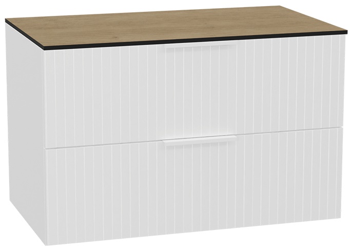 Set Schrankkorpus Excellent Tuto 2.0 MLEX.2172.800.WHBL, Naphtha-Arbeitsplatte Excellent Tuto 2.0 MLEX.2116.800.BL, MLEX.2151.800.03.WH