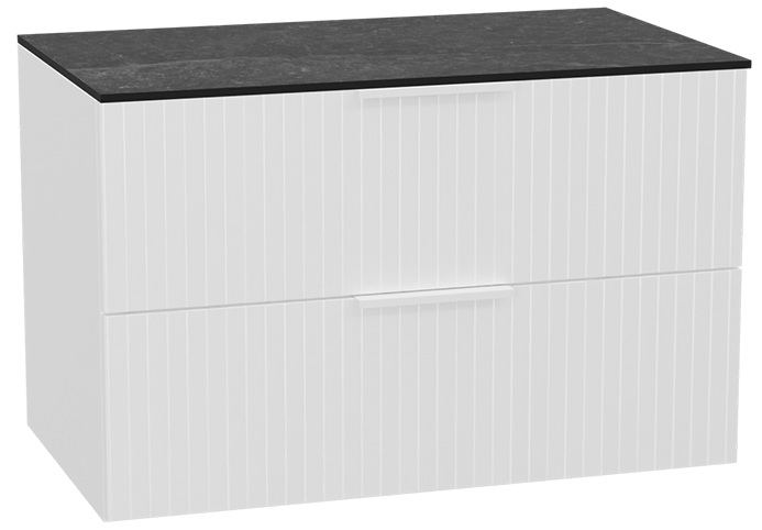 Set Schrankkorpus Excellent Tuto 2.0 MLEX.2172.800.WHBL, Naphtha-Arbeitsplatte Excellent Tuto 2.0 MLEX.2116.800.MA, MLEX.2151.800.03.WH