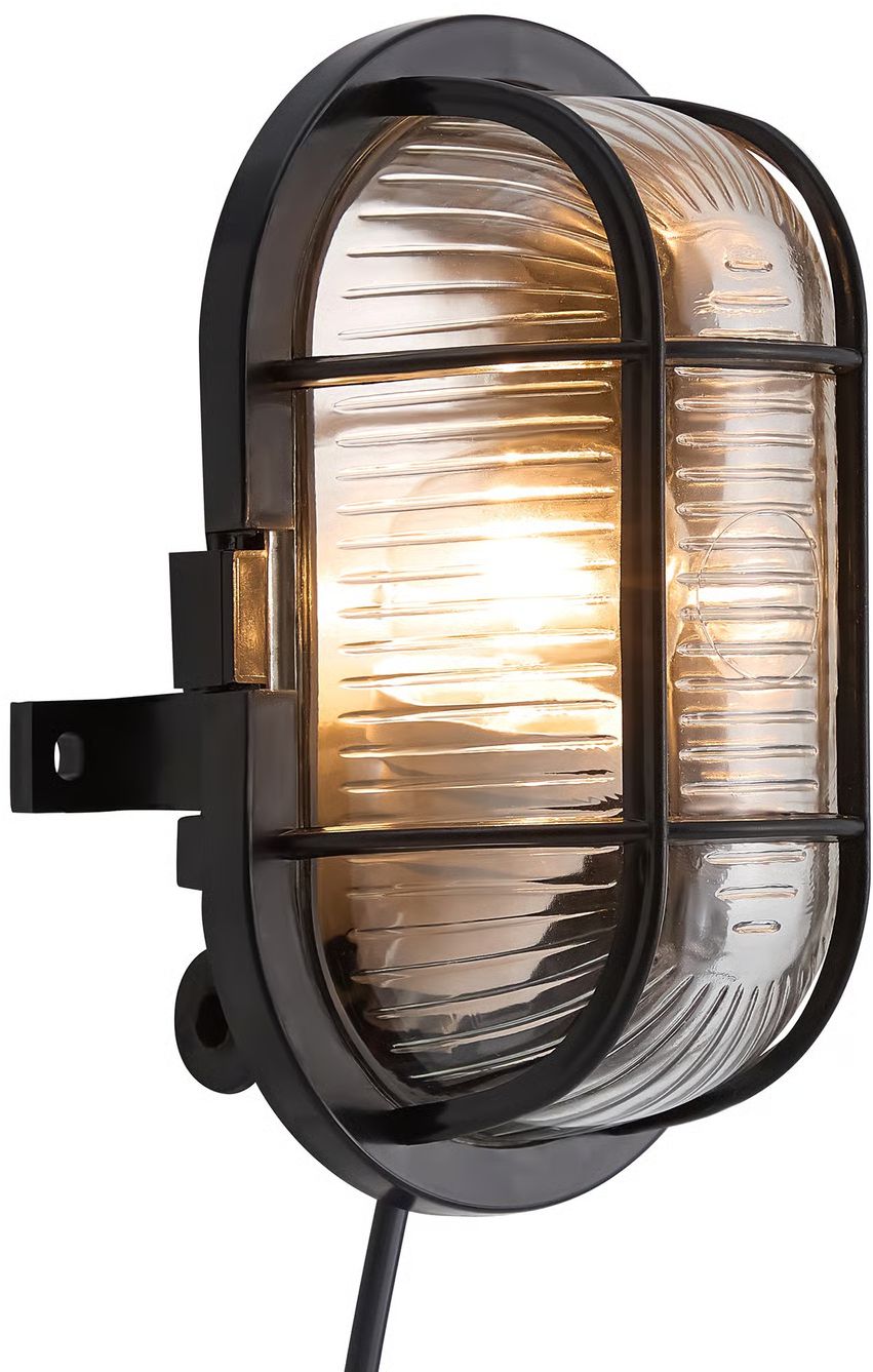 Nordlux Skotlampe Außenwandleuchte 1x60 W schwarz 17051003