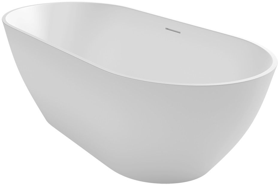 Riho Bilbao Freistehende Badewanne 170x80 cm oval weiß B118001105