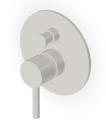 Zucchetti Pan S Badewannen- und Duscharmatur Unterputz || ZPA775.J3