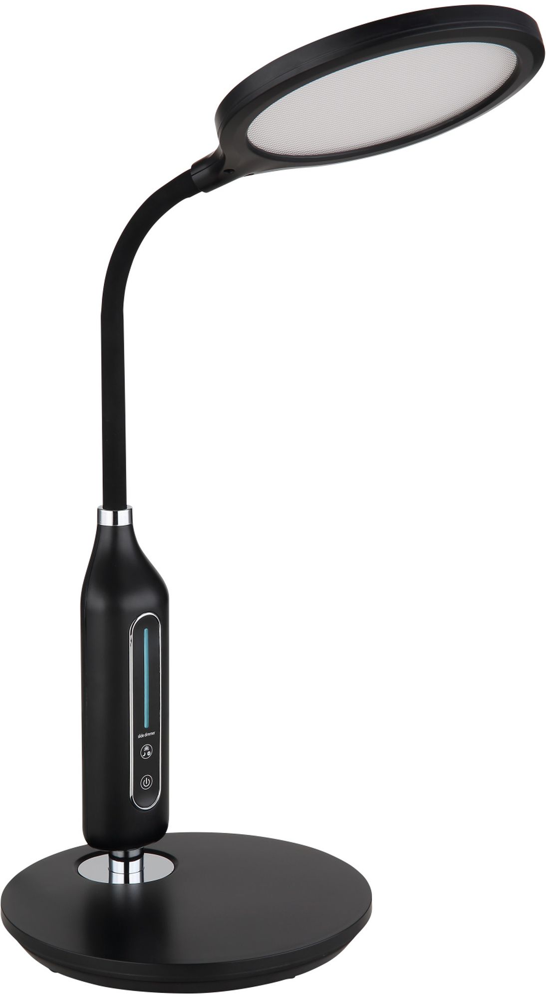 Globo Lighting Fruggy Tischlampe 1x9 W schwarz-chrom 58435B