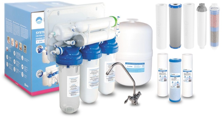 Set Umkehrosmose-Filtersystem USTM RO6 RO6WFUYOUNG, Filtereinsatz für Umkehrosmoseanlage USTM SET15