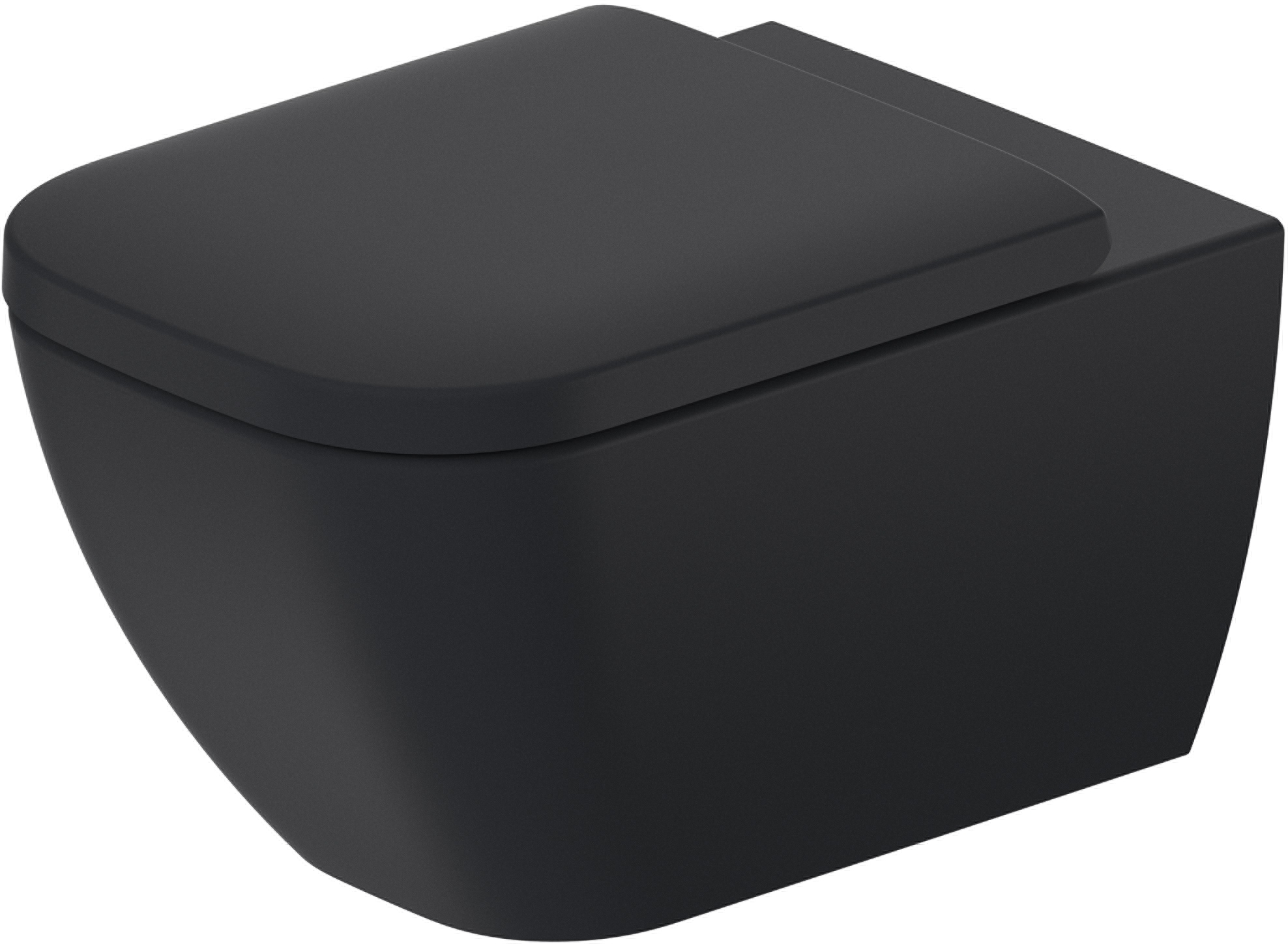 Duravit Happy D.2 WC-Becken hängend Spülrandlos anthrazit Matte 222209AD00