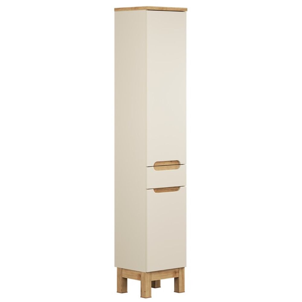 Comad Bali Cashmere Kabinett 35x33x187 cm Seitenschrank stehend beige BALI CASHMERE 80-35-2D1S