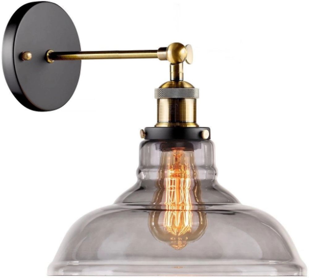 Altavola Design New York Loft Leuchter 1x40 W messing-verraucht LA040/W_smoky