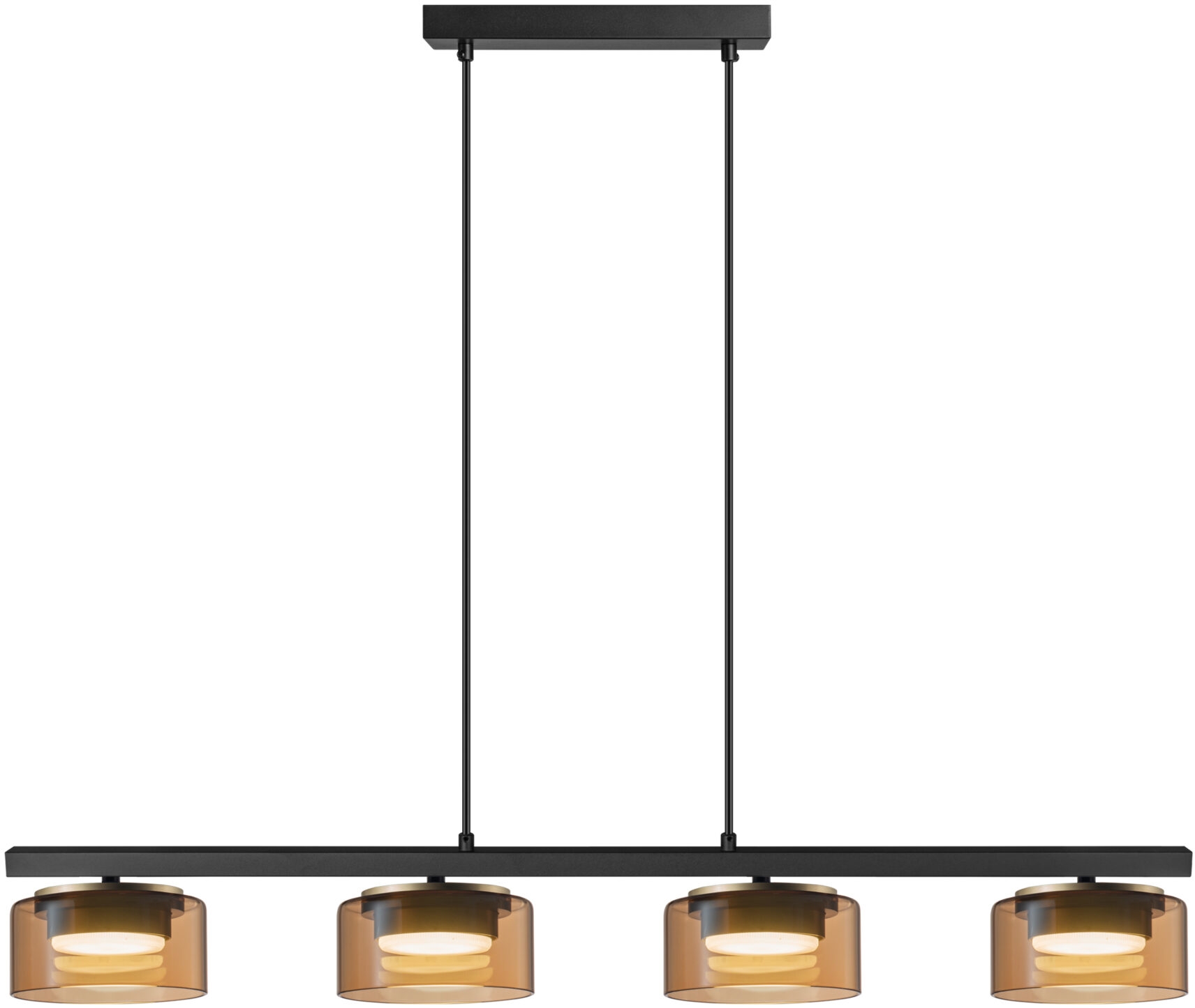 Goldlux Ofelia Pendelleuchte 4x10 W schwarz 331311