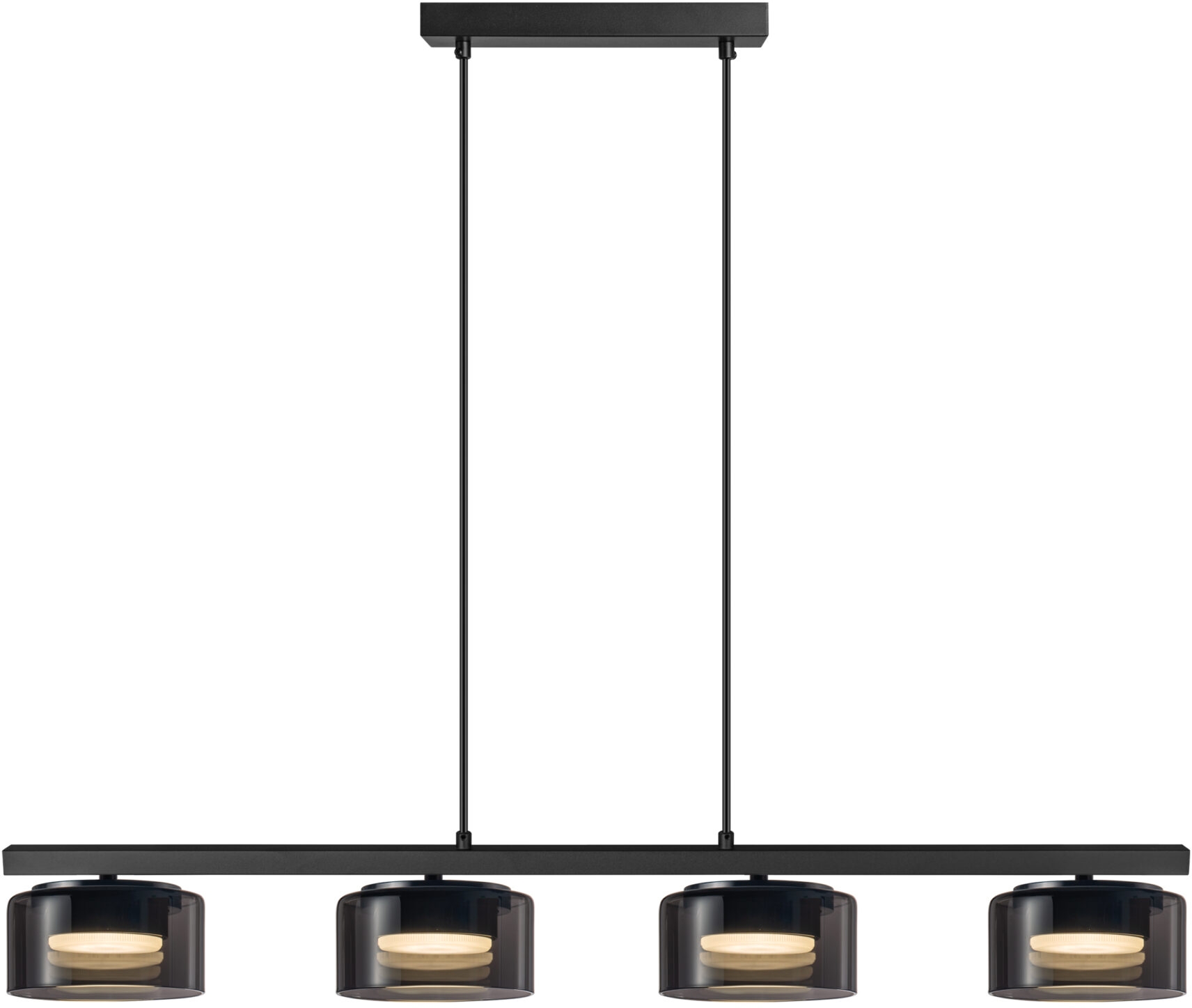 Goldlux Ofelia Pendelleuchte 4x10 W schwarz 331304