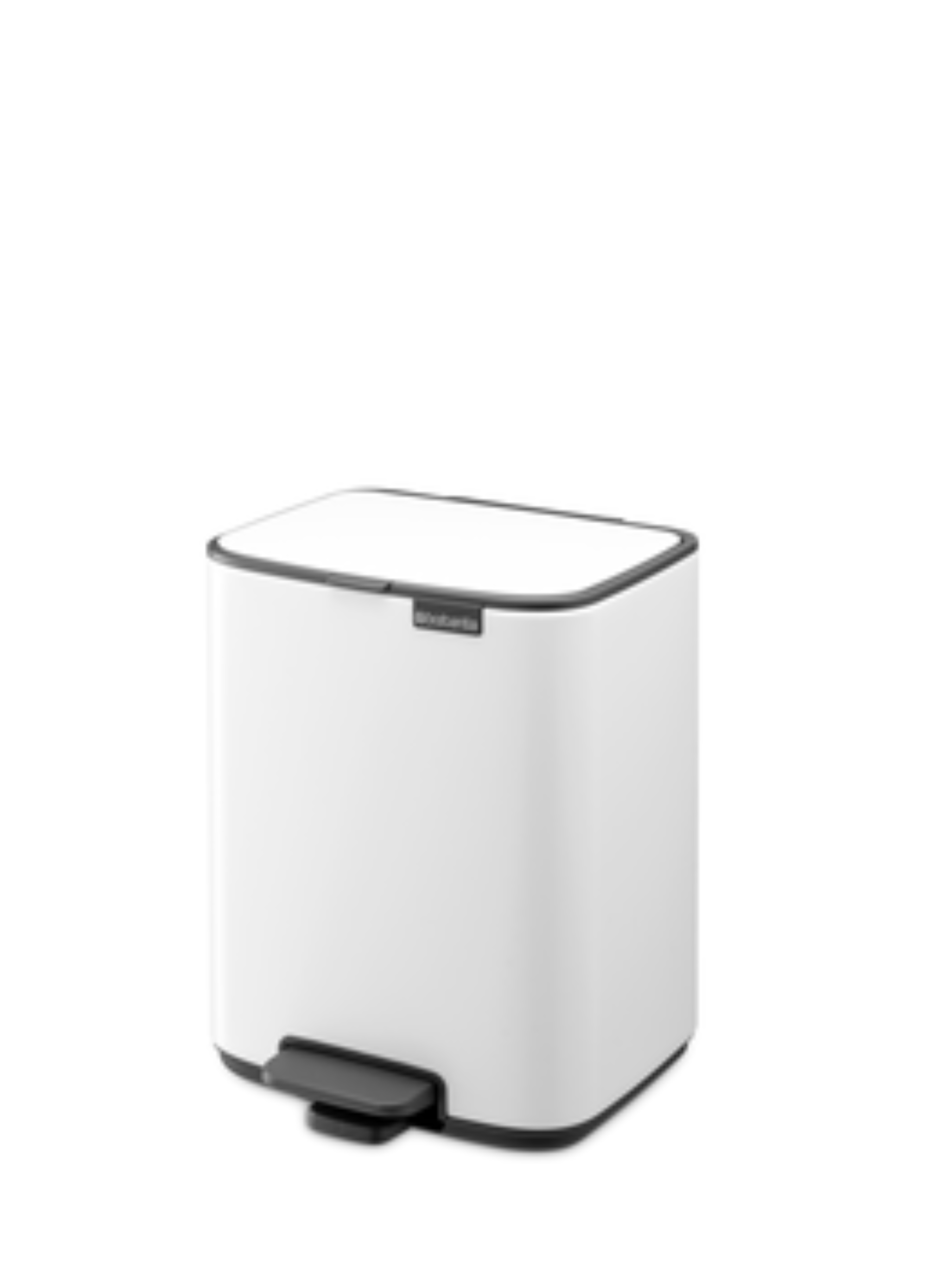 Brabantia Bo Papierkorb 7 l weiß 236884