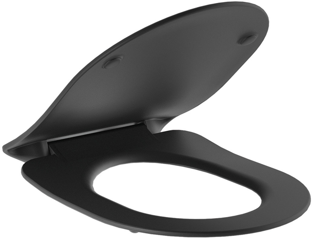 Kludi Resa R Toilletensitz absenkautomatik schwarz 23WCS39