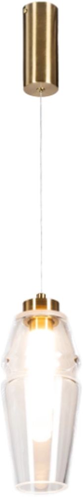 Altavola Design Opal Pendelleuchte 1x6 W transparent-gold LA025/P_clear