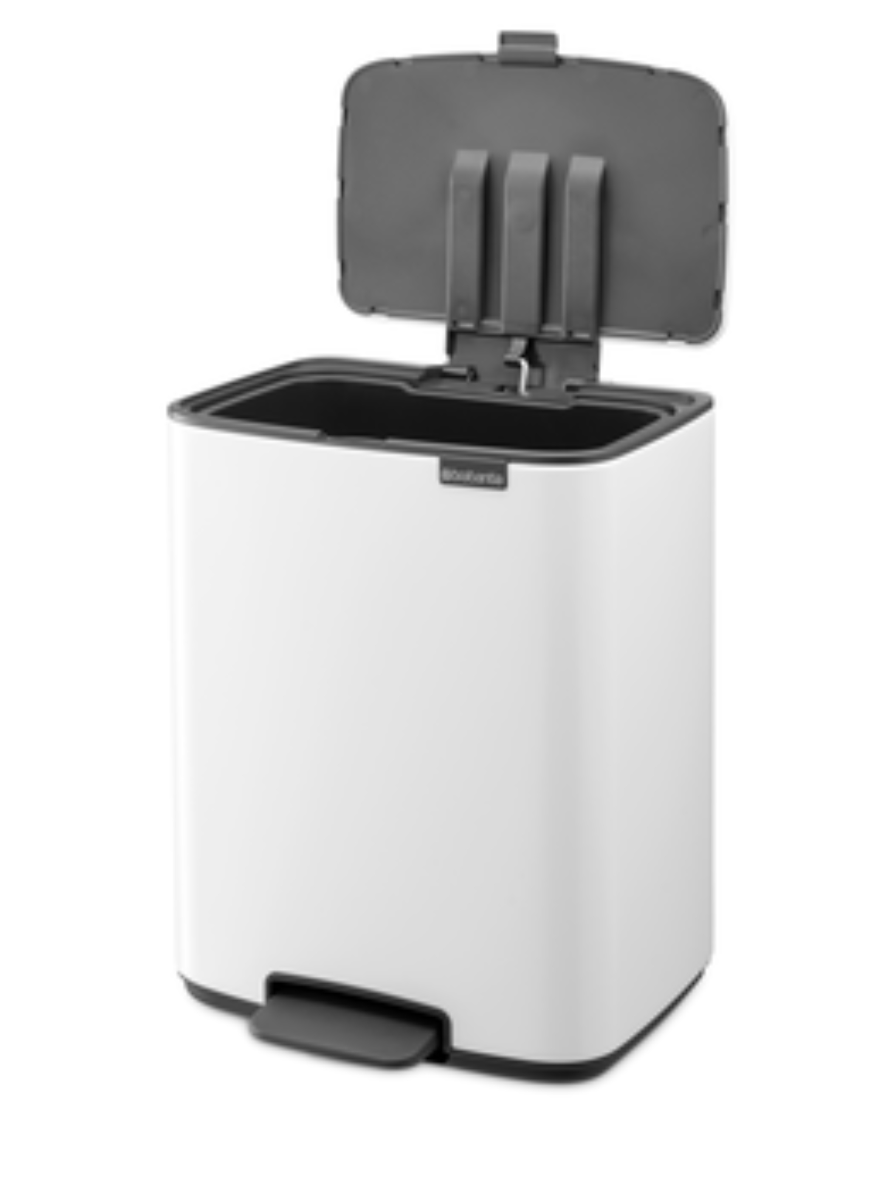 Brabantia Bo Papierkorb 12 l weiß 236907