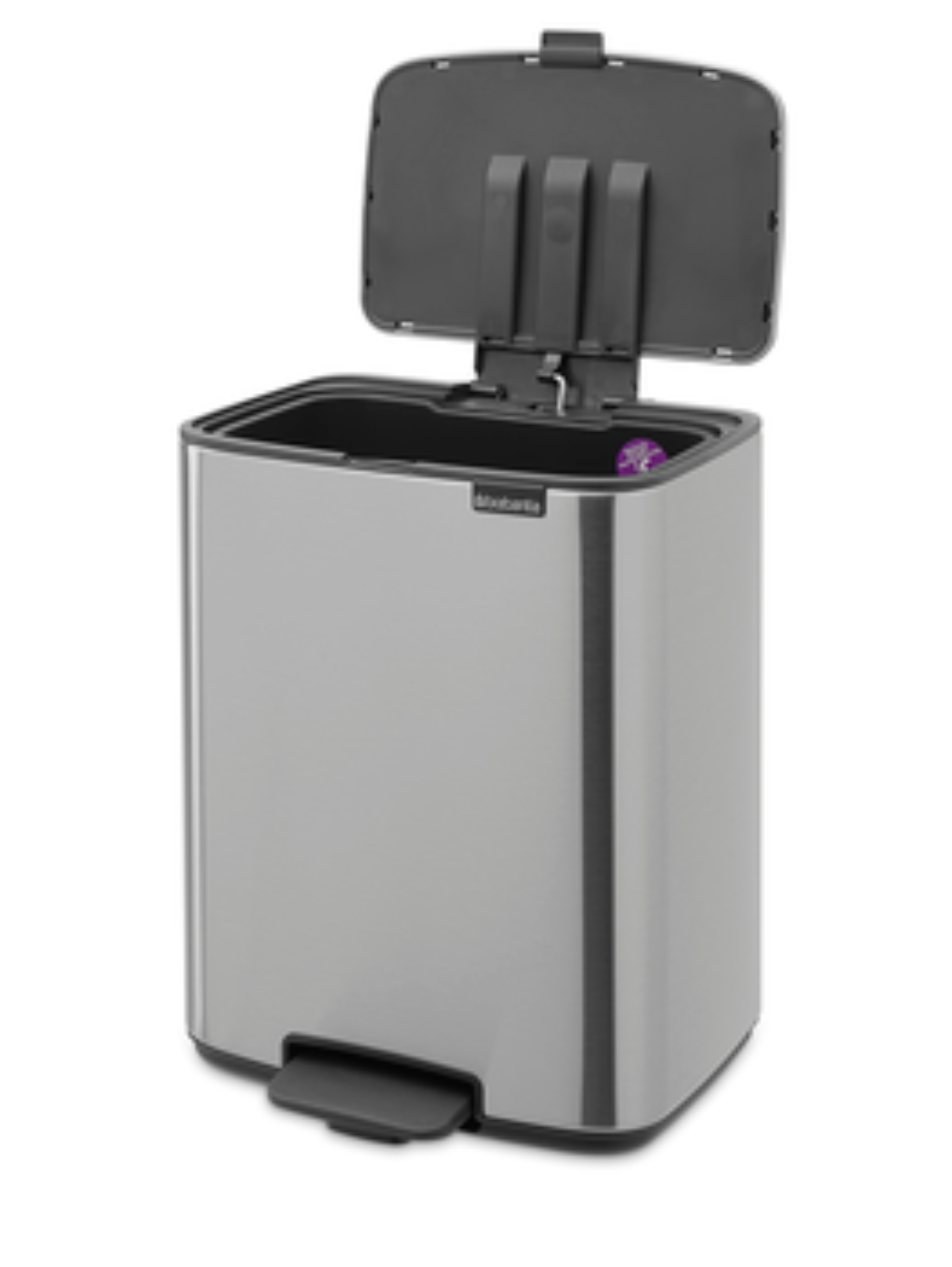 Brabantia Bo Papierkorb 12 l stahl 238048