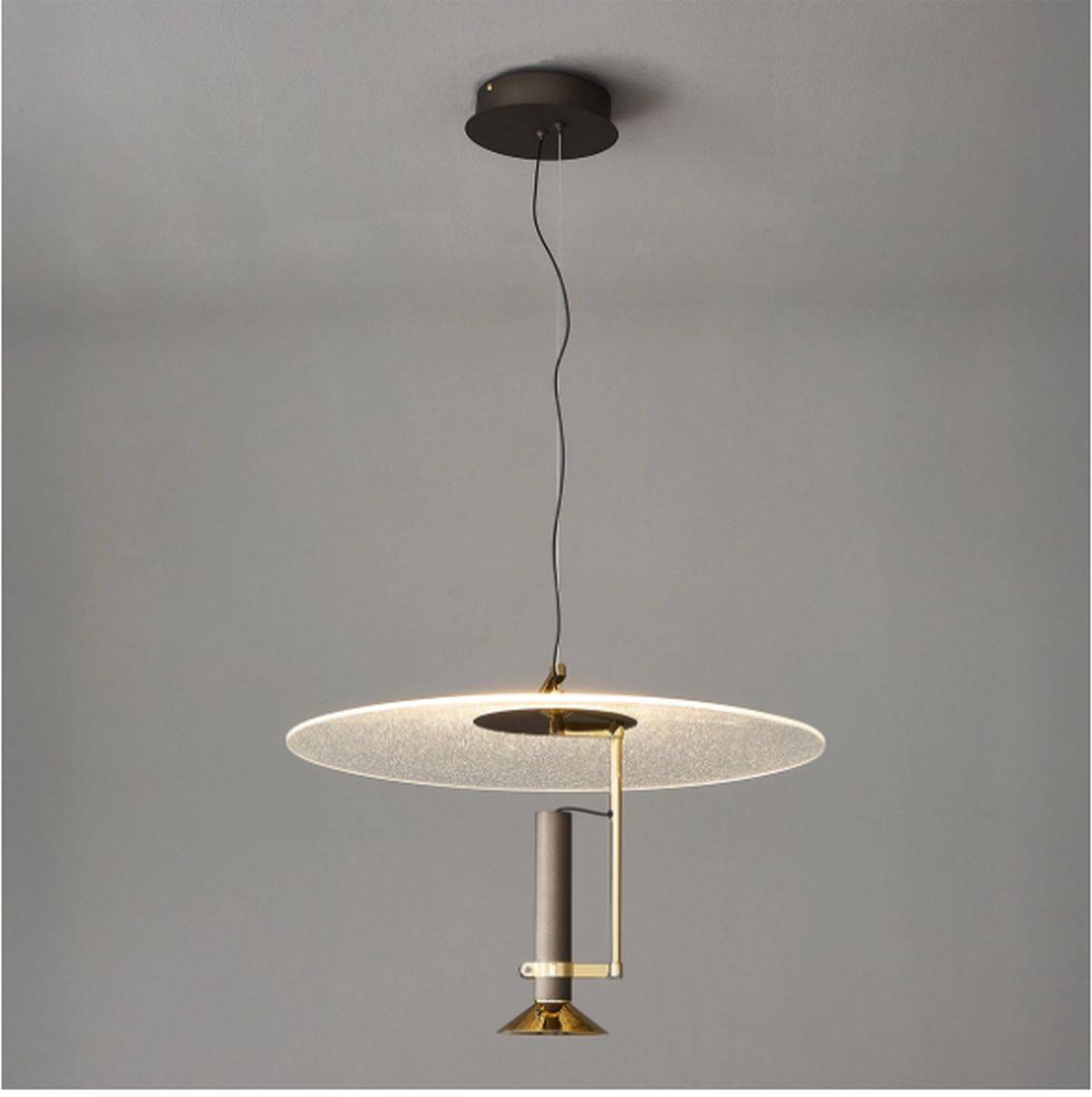 Altavola Design Fanora Pendelleuchte 1x28 W transparent-braun LA105/P