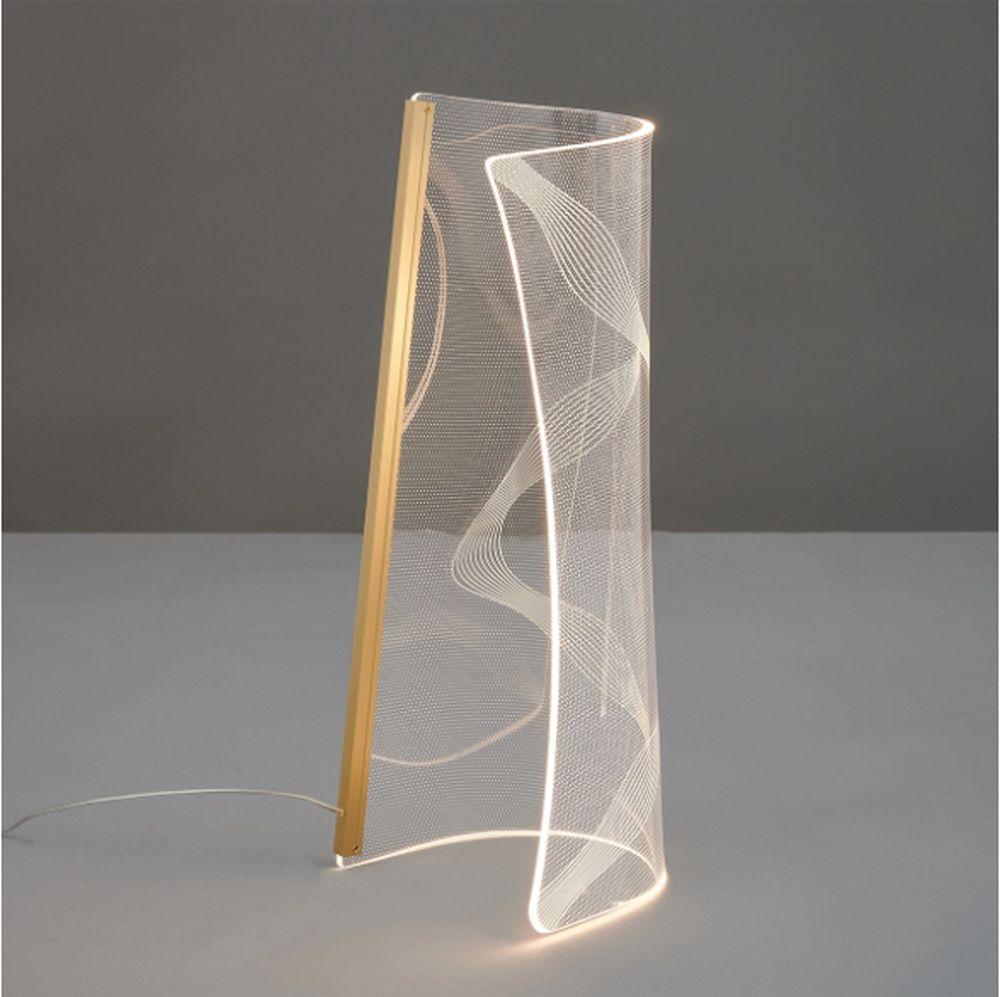 Altavola Design Cortina Tischlampe 1x12 W übersichtlich-gold LA103/T_43_gold